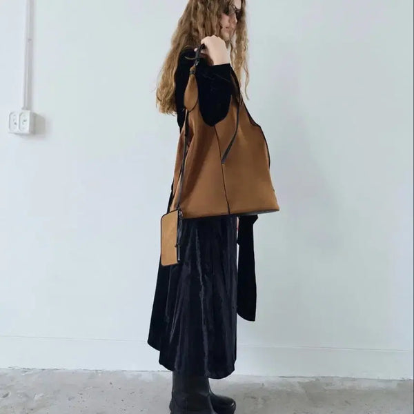 [BUNJANG] Ribbon Light Archive Appk Bag Brown / 리본빛 아카이브앱크 가방 브라운