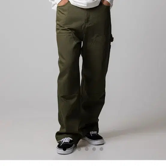 [BUNJANG] Dickies Double Knee Carpenter Twill Work Pants Olive / [28] 디키즈 더블니 카펜터 트윌 워크팬츠 올리브