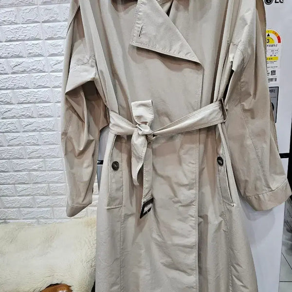 [BUNJANG] G.BOTICELLI Beige Trench Coat Size 77 / G.BOTICELLI 베이지색 트렌치코트 77사이즈