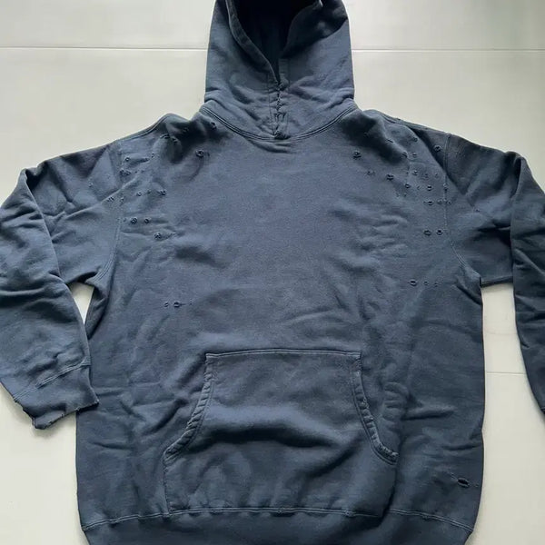 [BUNJANG] Damage Hood Navy Size 3 / unused 데미지 후드 네이비 3사이즈