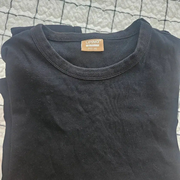 [BUNJANG] YUPING Black T-Shirt XL Bundle / 유핑 블랙 반팔xl  4장