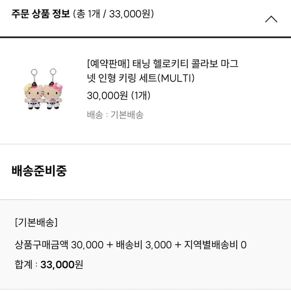 [BUNJANG] LG Twins Tanning Kitty Plush Keychain / Lg트윈스 태닝키티 인형키링