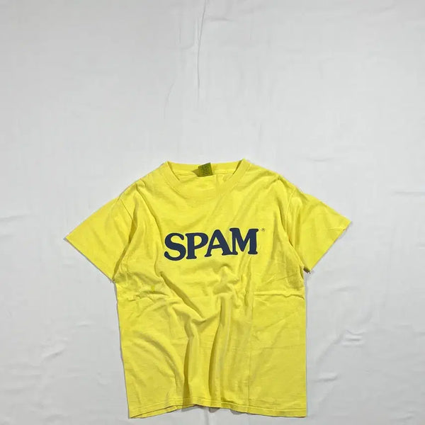 [BUNJANG] 90s Spam Print Short Sleeve T-Shirt / 90s spam 스팸 프린트 반팔티