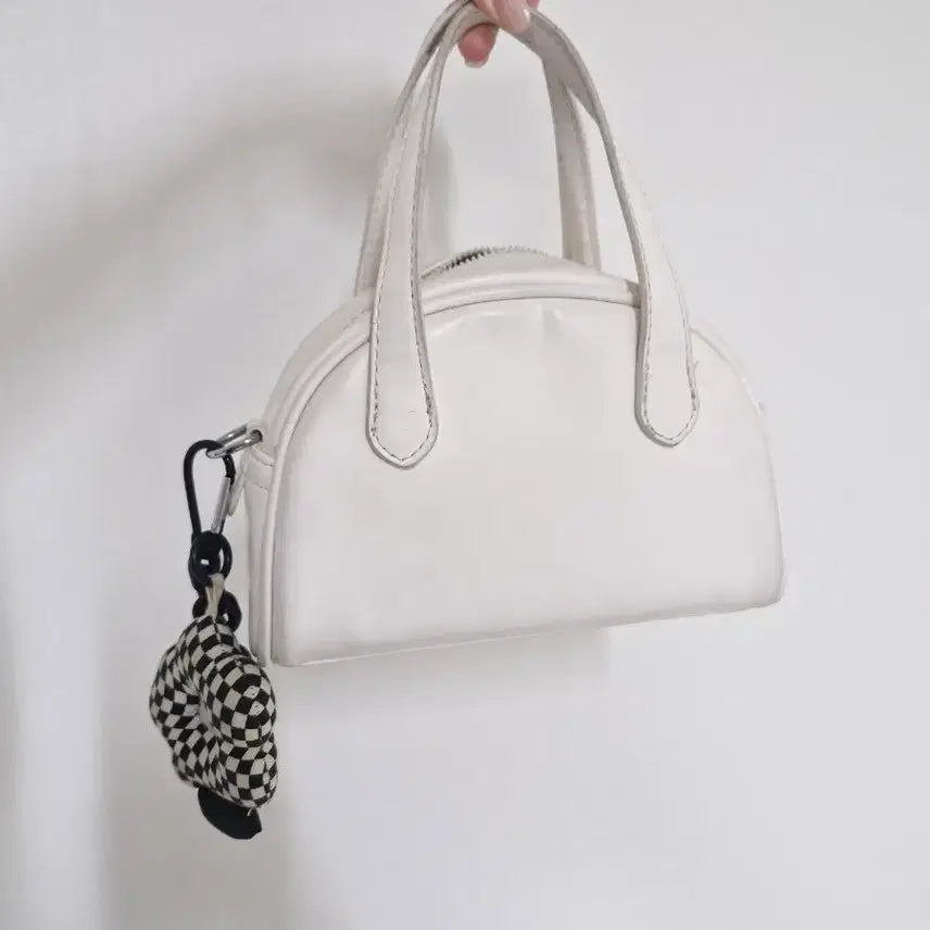 [BUNJANG] Ivory Dome Tote Bag Handbag / 아이보리 돔형 토트백 핸드백