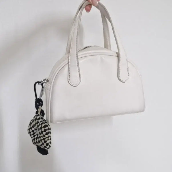 [BUNJANG] Ivory Dome Tote Bag Handbag / 아이보리 돔형 토트백 핸드백