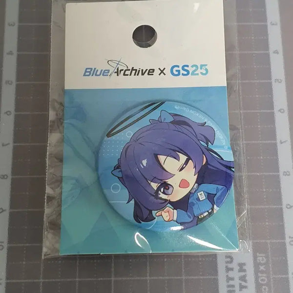 [BUNJANG] Blue Archive Yuuka Mini SD Can Badge / 블루아카이브 GS25 2차 유우카 미니 SD 캔뱃지
