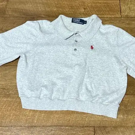[BUNJANG] Polo Ralph Lauren Cropped Sweatshirt / 폴로 랄프로렌 맨투맨 크롭티