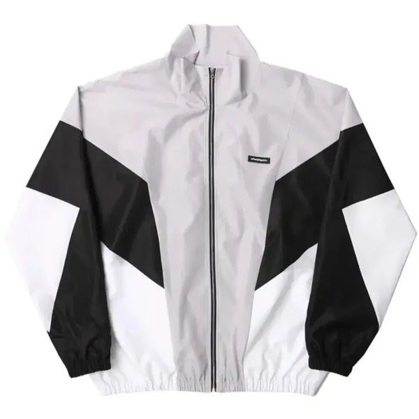 [BUNJANG] Color-Blocked Windbreaker Jacket / WIND-BREAKER 바람막이