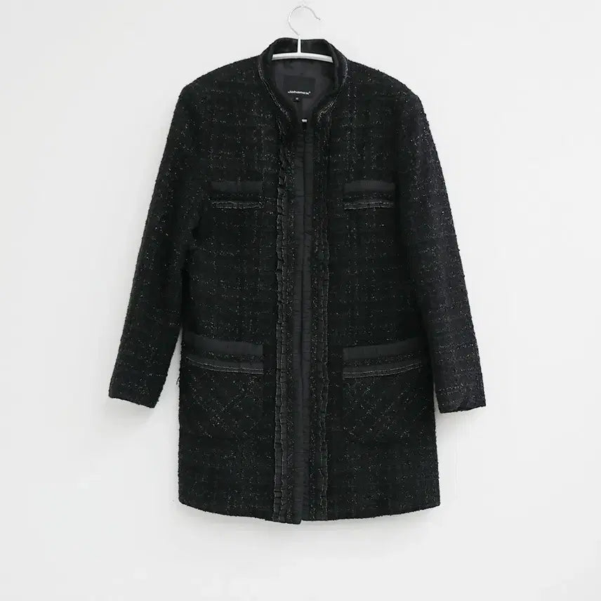 [BUNJANG] YOHANEX Tweed Long Sleeve Jacket / 요하넥스 트위드 긴팔 자켓