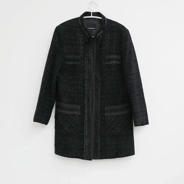[BUNJANG] YOHANEX Tweed Long Sleeve Jacket / 요하넥스 트위드 긴팔 자켓