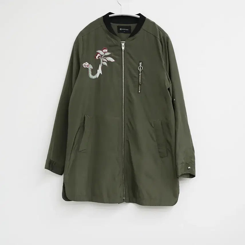 [BUNJANG] Arnaldo Bassini Patch Detail Khaki Jacket / ARNALDO BASSINI 패치 포인트 카키 잠바