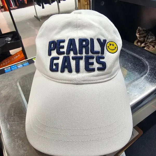 [BUNJANG] Parigates White Cotton Twill Ball Cap / 파리게이츠 흰색 볼캡