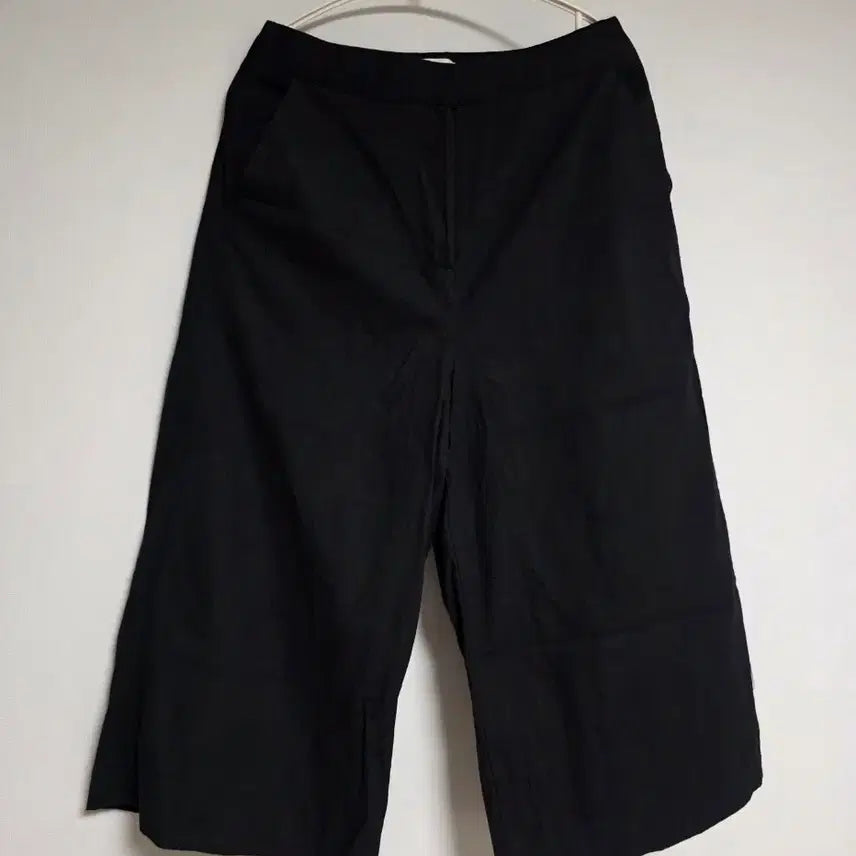 [BUNJANG] Ellipsis Black Cotton Wide Pants M / 엘립시스 블랙 면 와이드 팬츠 M