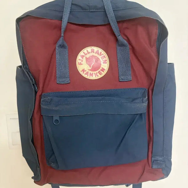 [BUNJANG] Fjällräven Kånken Backpack 16L Burgundy Blue / 피엘라벤 칸켄 백팩 16리터 버건디블루