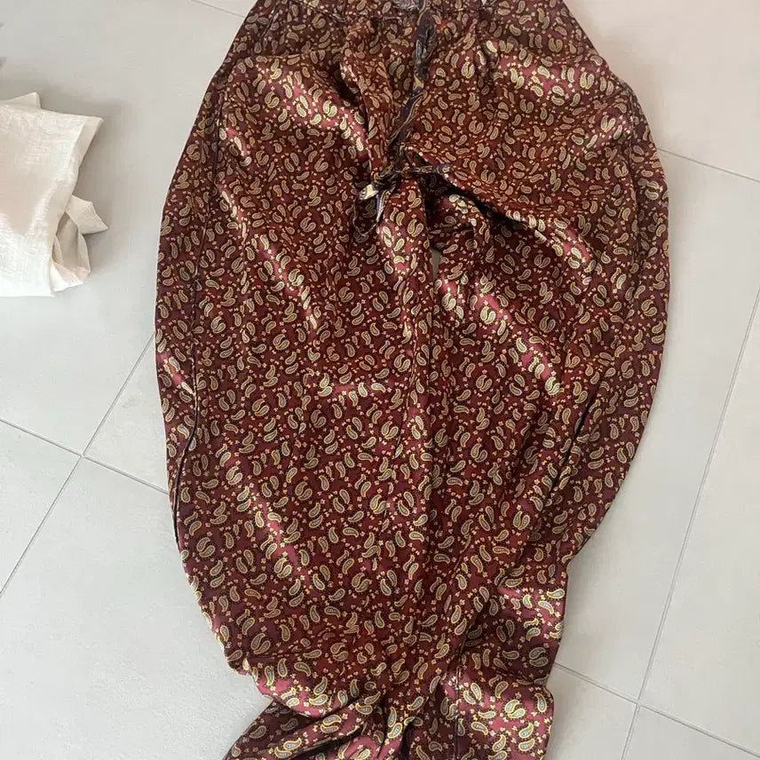[BUNJANG] Zara Paisley Pattern Cotton Pants (Size S) / 자라 페이즐리 팬츠 S