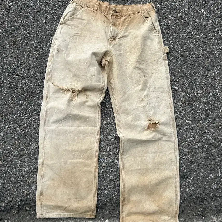 [BUNJANG] Carhartt B11 Single Knee Work Pants - Brown / 2000s 칼하트B11 싱글니 브라운