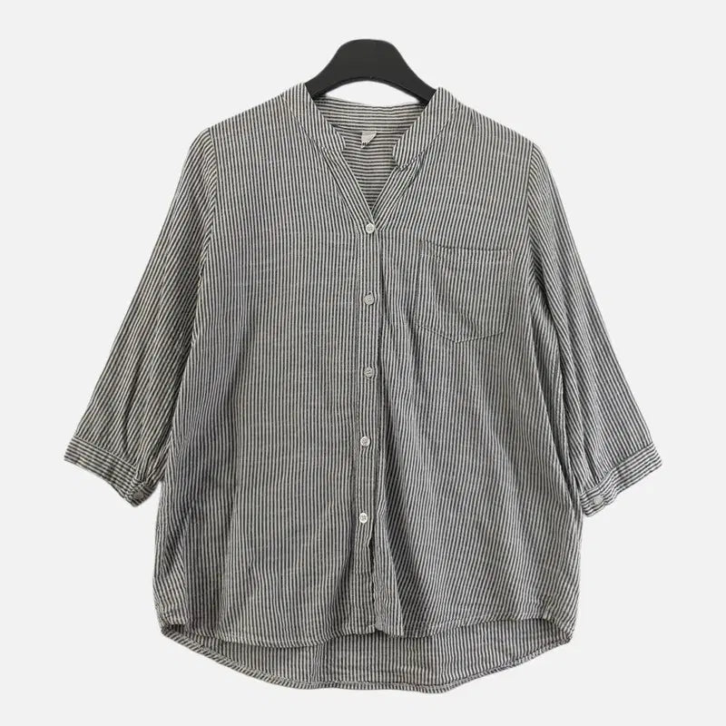 [BUNJANG] H&M Grey Women's Blouse FREE Size / 에이치앤엠 그레이 여자 FREE 블라우스 O1778