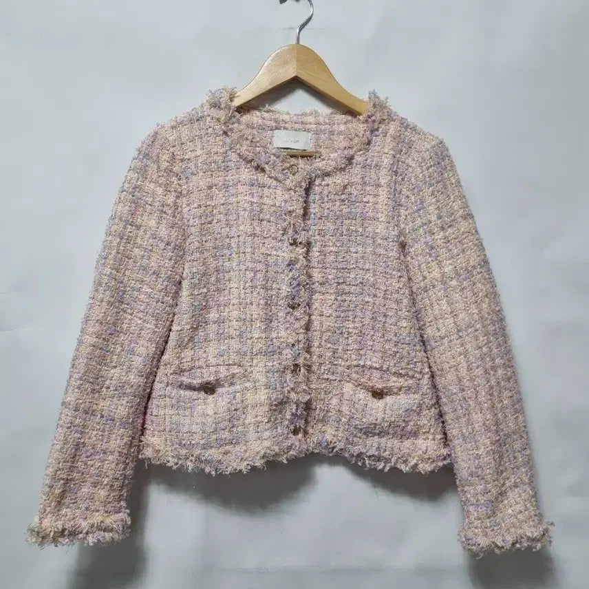 [BUNJANG] Jigott Tweed Jacket Free Size / 지고트 트위드 자켓 Free
