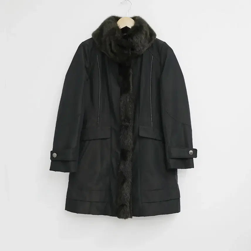 [BUNJANG] PAT Fur Long Sleeve Shearling Jacket / PAT 털 긴팔 무스탕 패딩