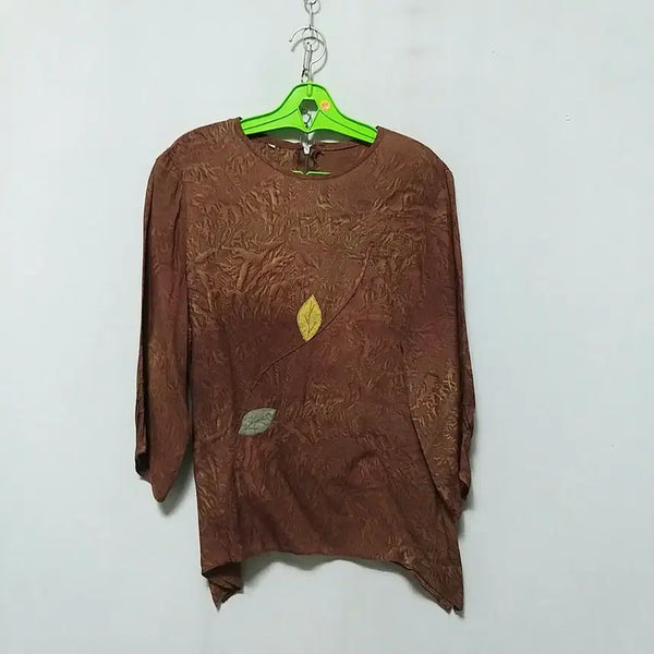 [BUNJANG] Korean Traditional Top - Leaf Pattern / 바242 생활한복상의