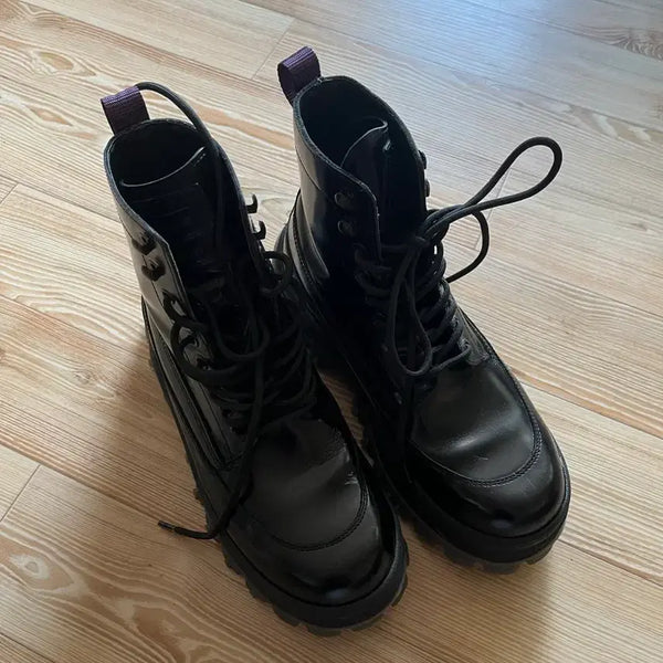 [BUNJANG] Eytys x H&M Collaboration Chunky Sole Walker Boots / eytys h&m 콜라보 워커 부츠