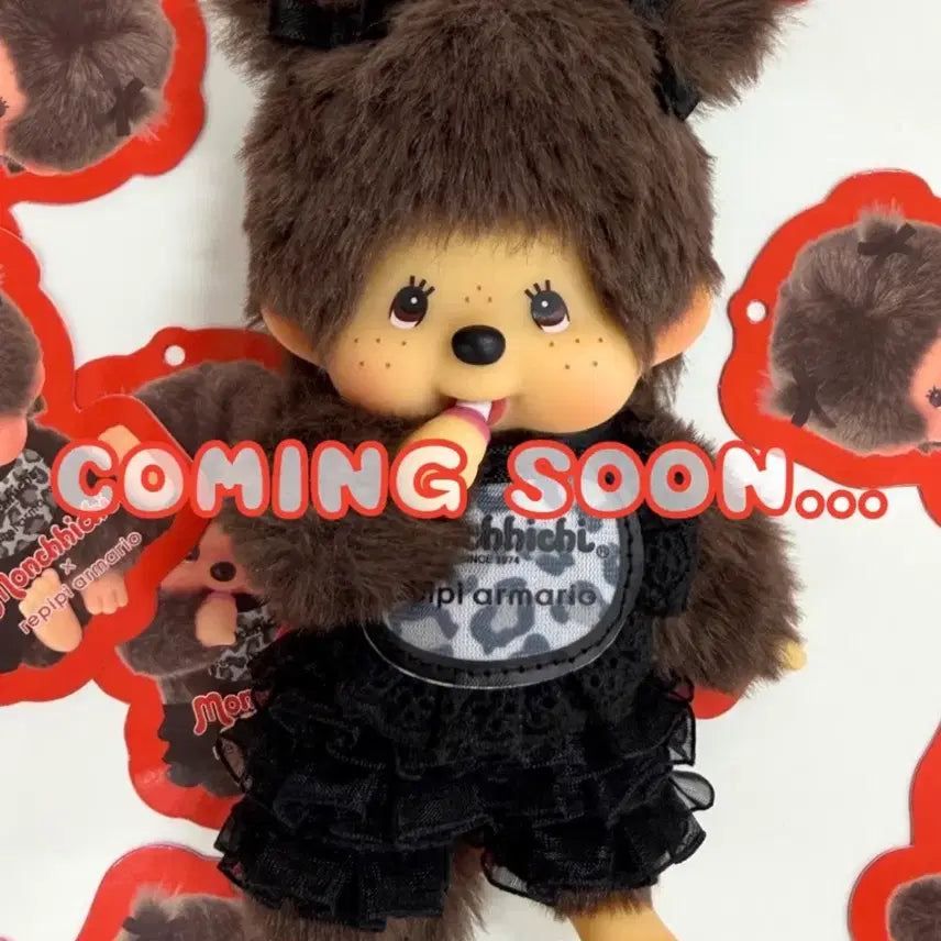 [BUNJANG] Monchhichi x Repipi Limited Edition Collaboration Keychain / 몬치치 x Repipi 콜라보 한정 키링