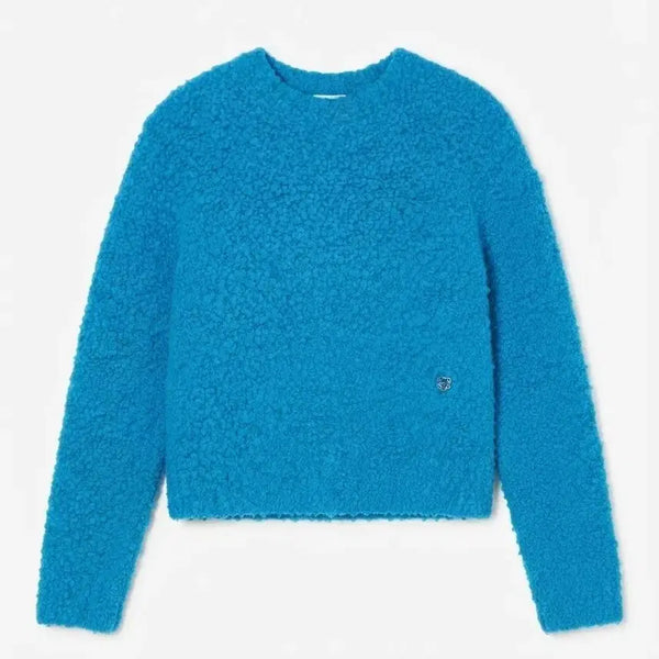 [BUNJANG] KUME Blue Angora Knit / KUME 블루 앙고라 니트