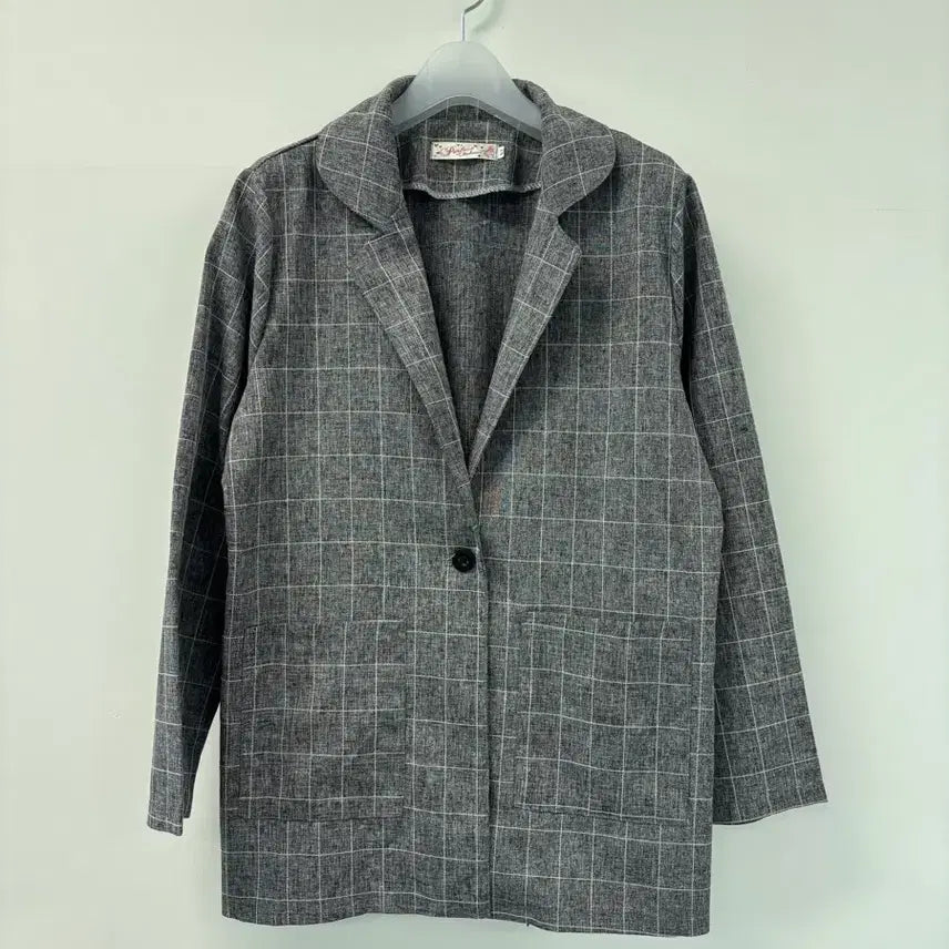 [BUNJANG] Women's Checked Summer Jacket (Size XL) / 퍼펙트 여름 자켓 여성66-77 ㅡ0826