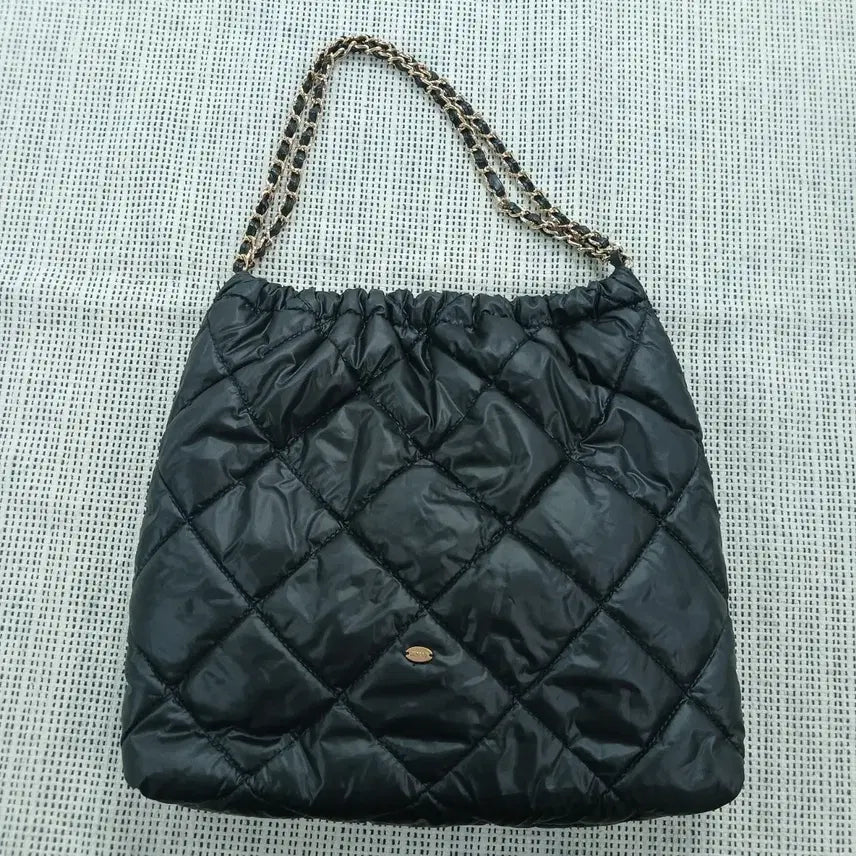 [BUNJANG] Quilted Shoulder Bag Black / 퀼팅 숄더백 블랙