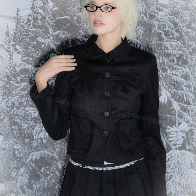 [BUNJANG] Dreamy Pocket Jacket Skirt Set-up (Dry Rose) / 드라이 로즈 드리미 포켓 자켓 스커트 셋업