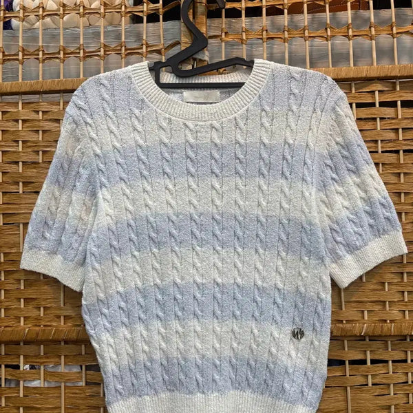 [BUNJANG] Knit T-Shirt / 니트 티셔츠