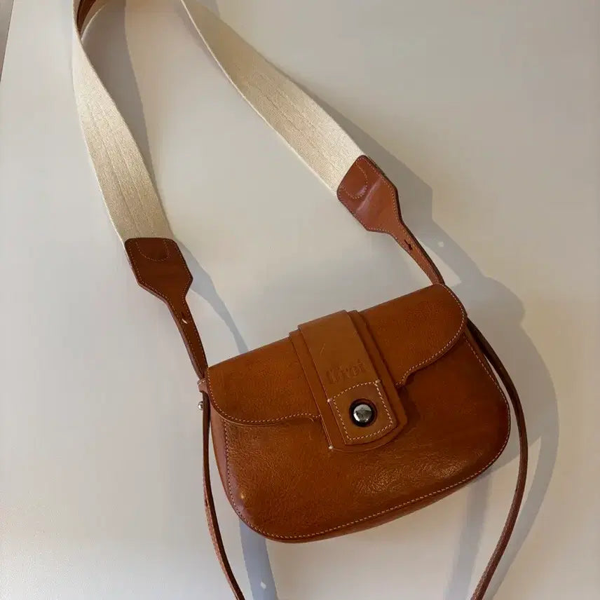 [BUNJANG] Ffroi Ever Bag Shoulder Bag Brown Leather / 프루아 ffroi 에버백