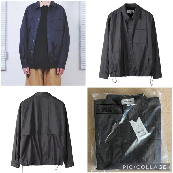 [BUNJANG] Customellow Sad Smile Ripstop Shirt Jacket / 커스텀멜로우 새드스마일 립스탑셔켓