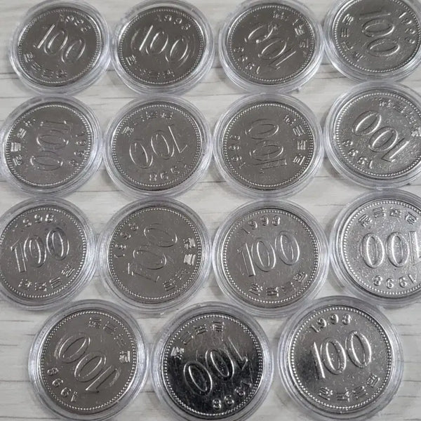 [BUNJANG] 1998 100 Won Coin Bundle (Near Mint) / 1998년 특년도 100원 동전 10개 (극미)