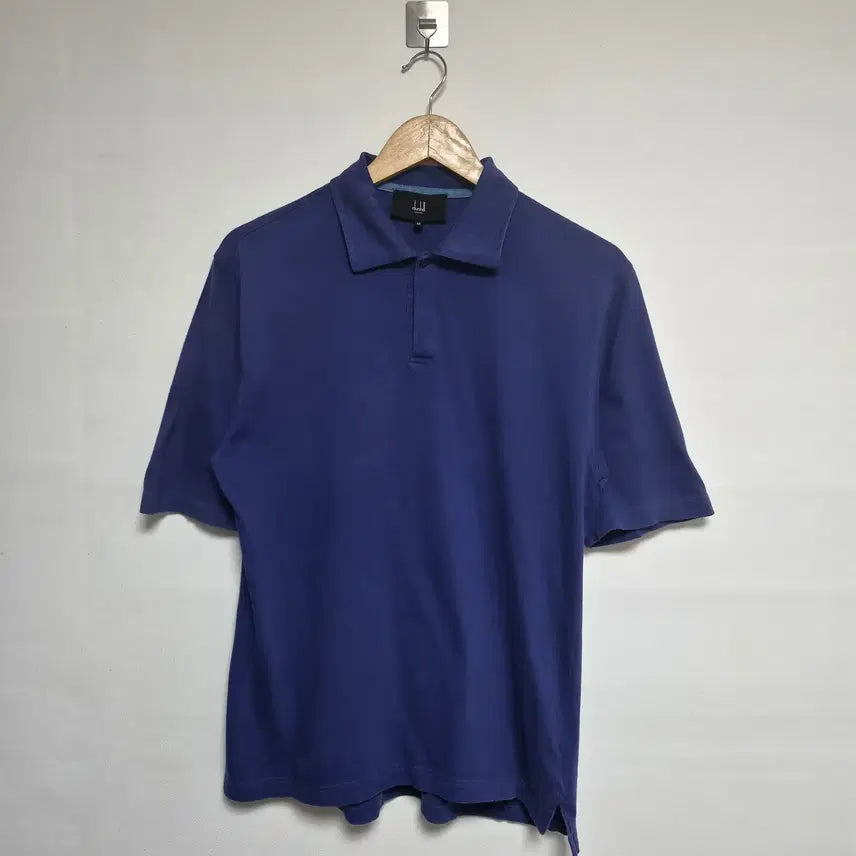 [BUNJANG] Dunhill Navy Basic Polo Shirt M / 던힐Dunhill 네이비 베이직 카라티셔츠 M - T270