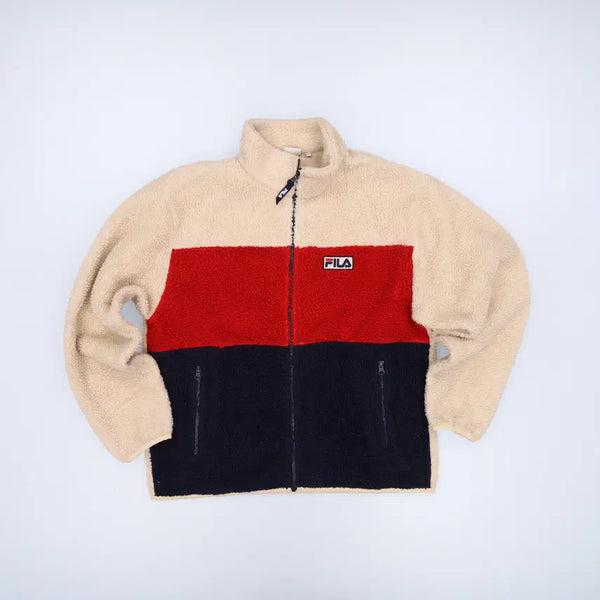 [BUNJANG] Fila Pleated Fleece Jacket / L 휠라 플리츠 후리스 자켓 0826H