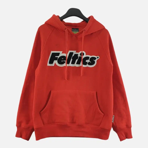 [BUNJANG] Feltics Red Men's Hoodie S / 펠틱스 레드 남자 S 후드티 O1680