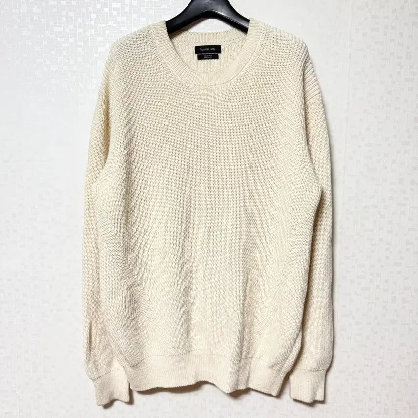 [BUNJANG] Massimo Dutti Knit Sweater Ivory L / [L,100]마시모두띠 니트 스웨터 아이보리