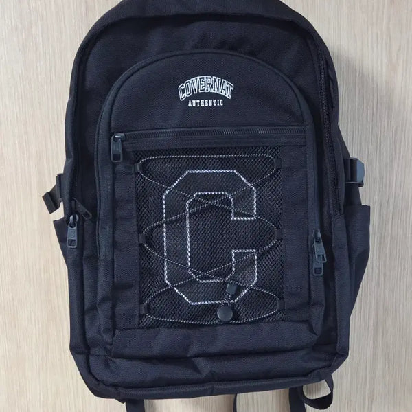 [BUNJANG] Covernat College Backpack Black / 커버낫 컬리지 백팩 블랙