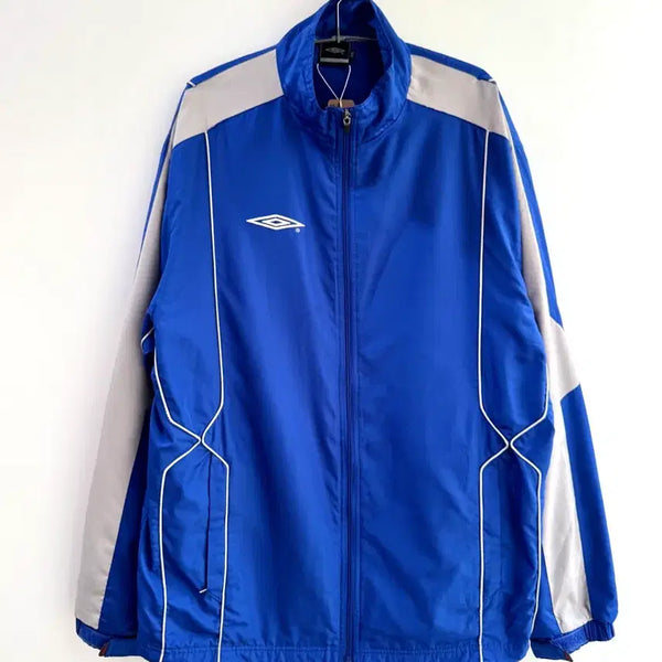 [BUNJANG] Umbro Vintage Windrunner Jacket Blue Size 115 / 엄브로 빈티지 윈드러너 바람막이 블루 115size