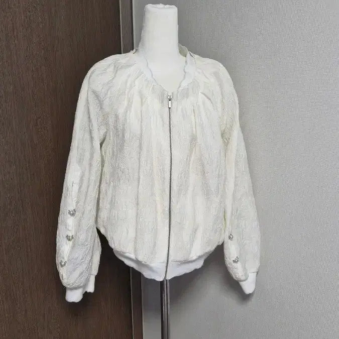 [BUNJANG] Ozcece Summer Bomber Jacket Ivory / 오즈세컨 썸머봄버쟈켓 아이보리(1/55)