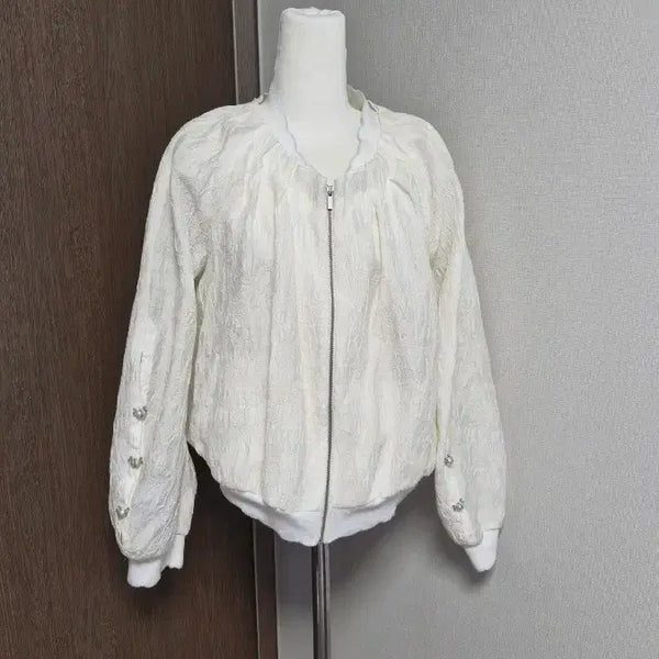 [BUNJANG] Ozcece Summer Bomber Jacket Ivory / 오즈세컨 썸머봄버쟈켓 아이보리(1/55)