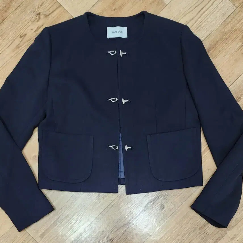 [BUNJANG] KUHO PLUS Navy Toggle Button Jacket / 구호플러스 네이비 토글버튼 자켓