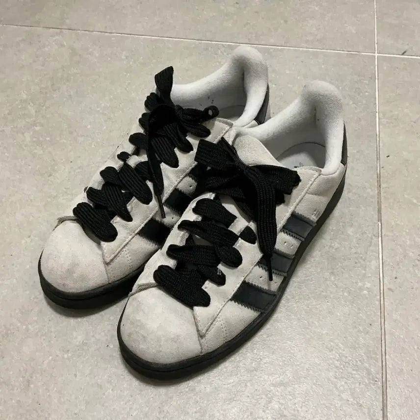 [BUNJANG] Adidas Campus 00s Cloud White Core Sneakers / 아디다스 캠퍼스00s 클라우드 화이트코어