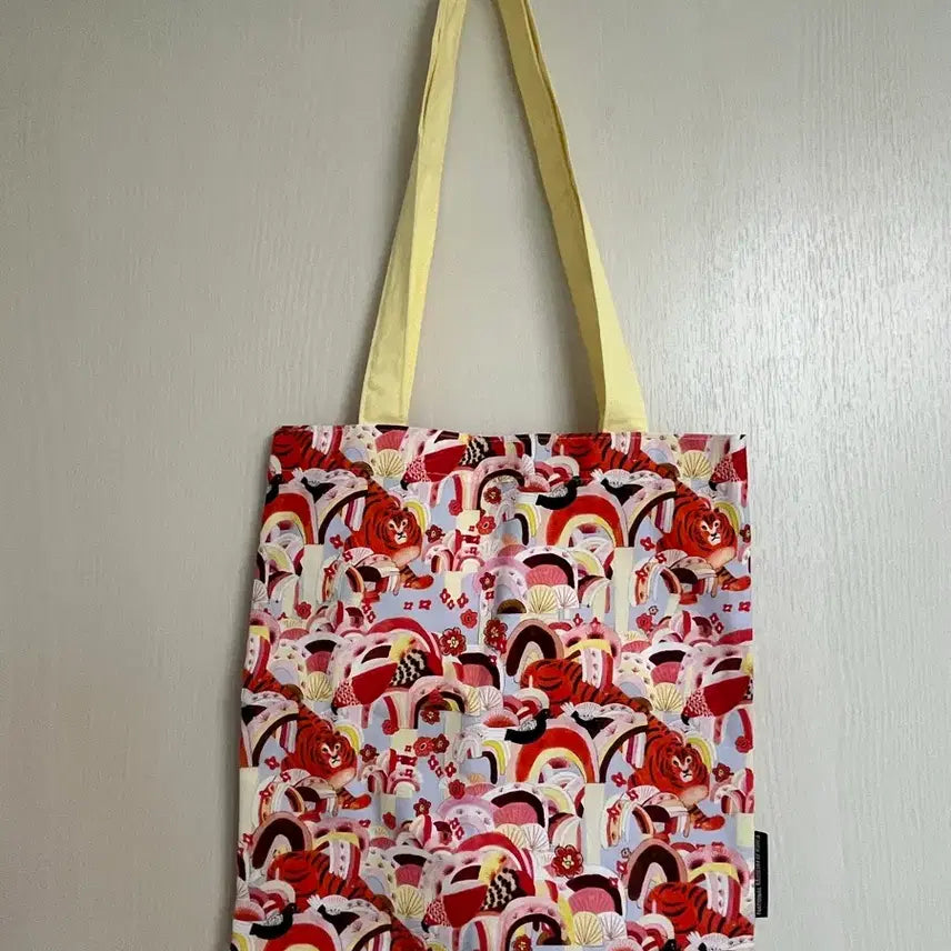 [BUNJANG] MUJS Red Tiger Fabric Bag / [새상품] 국립박물관문화상품 뮺즈 빨강 호랑이 천 가방