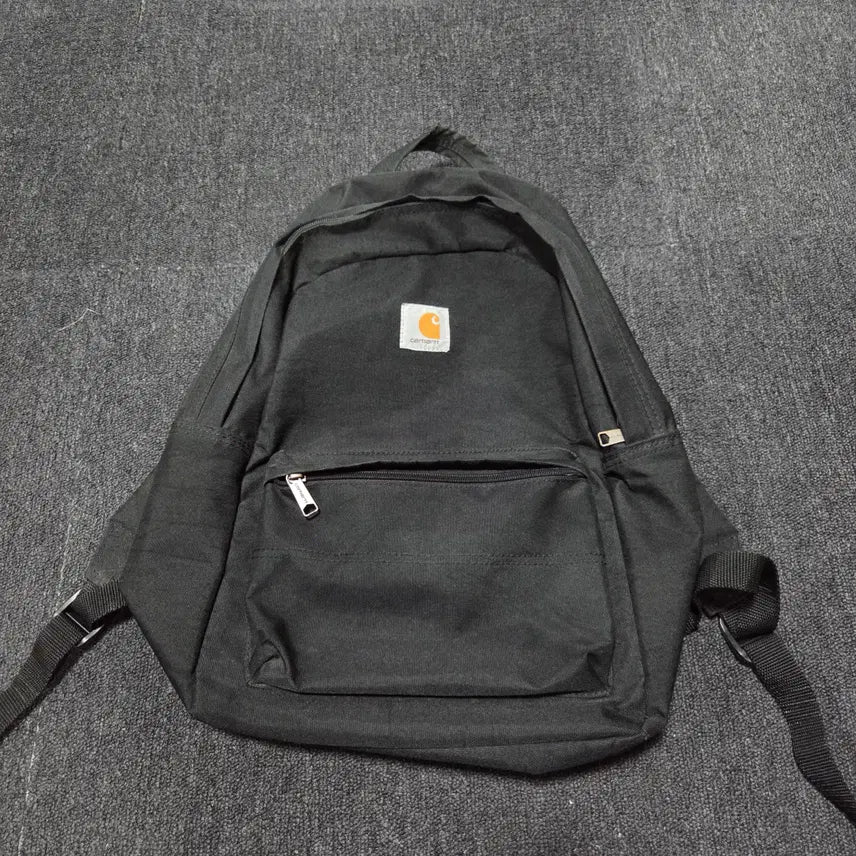 [BUNJANG] Carhartt Black Classic Simple Logo Backpack / 칼하트 블랙 클래식 심플 로고 백팩 26082619