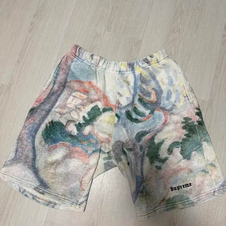 [BUNJANG] Supreme Landscape Sweatshorts / 슈프림 랜드스케이프 스웻쇼츠