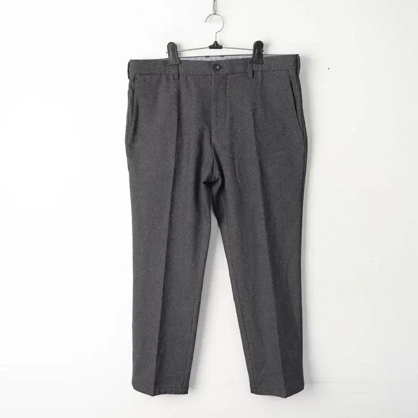 [BUNJANG] Beanpole Gray Winter Wool Slacks (Recommended Size 35-inch) / 35/빈폴 슬랙스