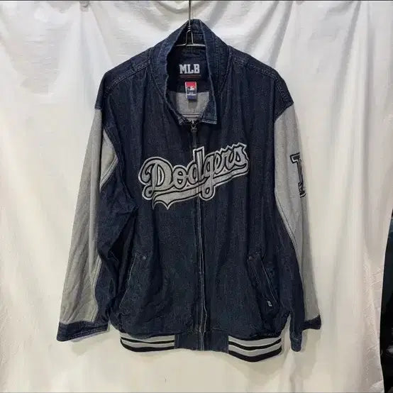 [BUNJANG] MLB 90s Dodgers Denim Jacket / MLB 엠엘비 90s 다저스 데님 자켓