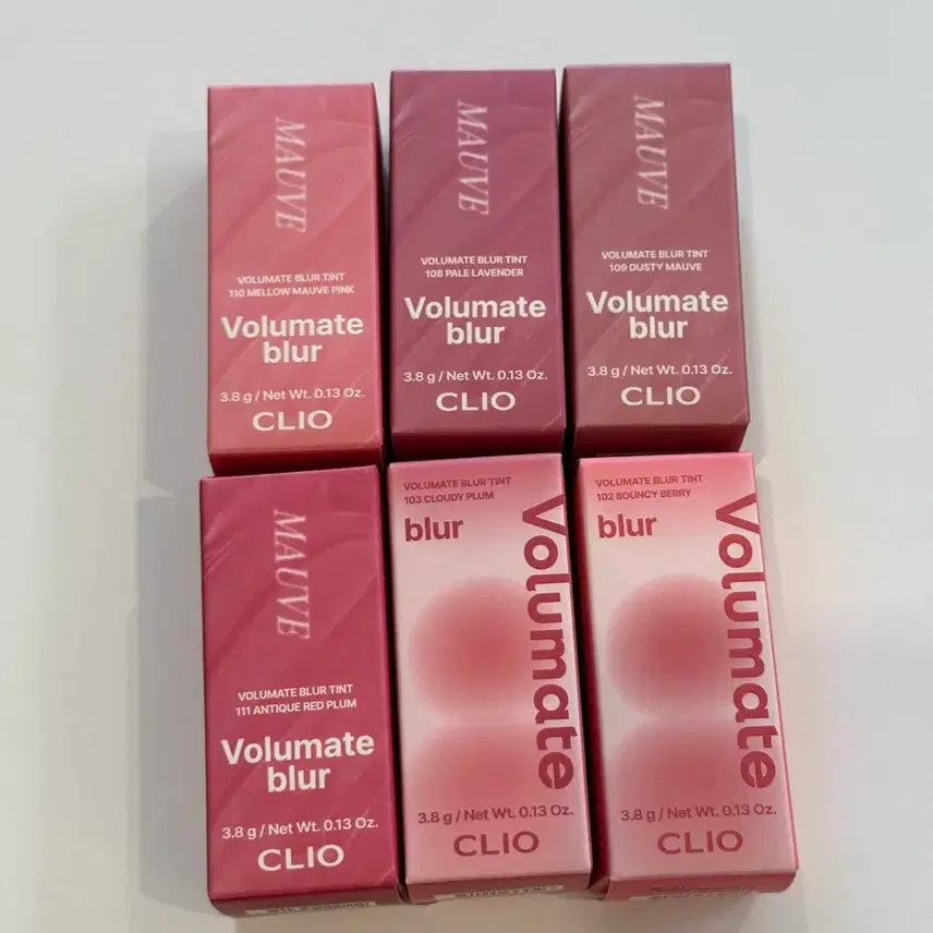 [BUNJANG] CLIO Volume Matte Blur Tint Bundle (Sealed) / 미개봉)클리오 볼륨메이트 블러틴트 102/103/108/109/110/111